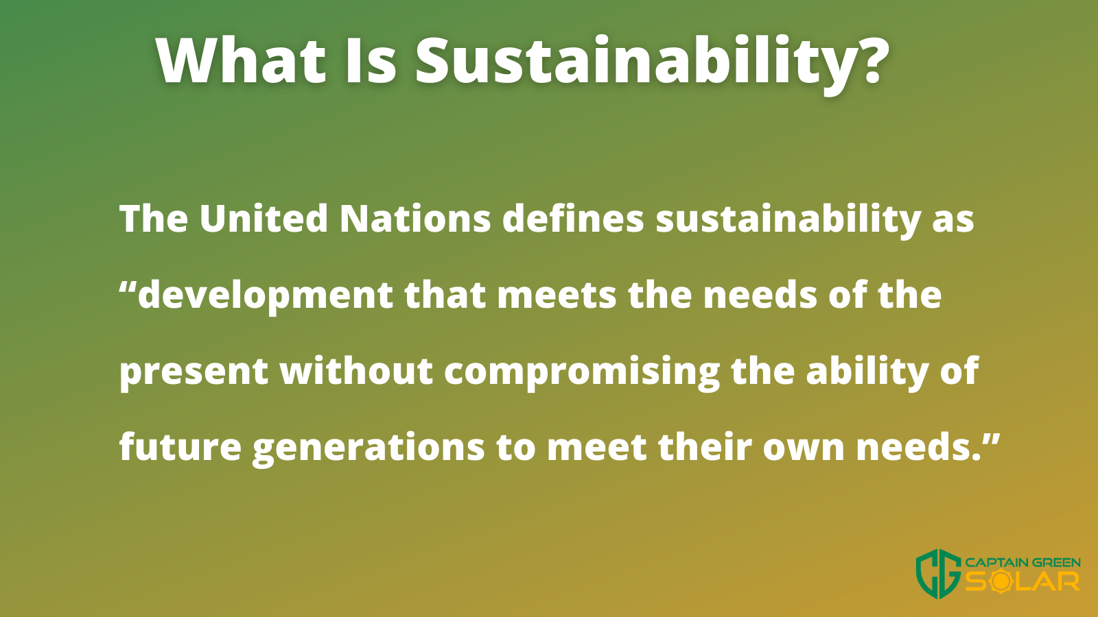 what is sustainability infographic