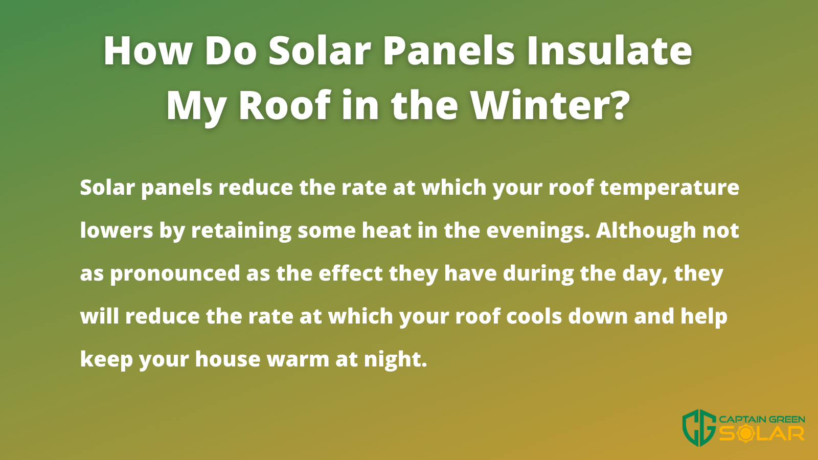 solar panel benefits in winter